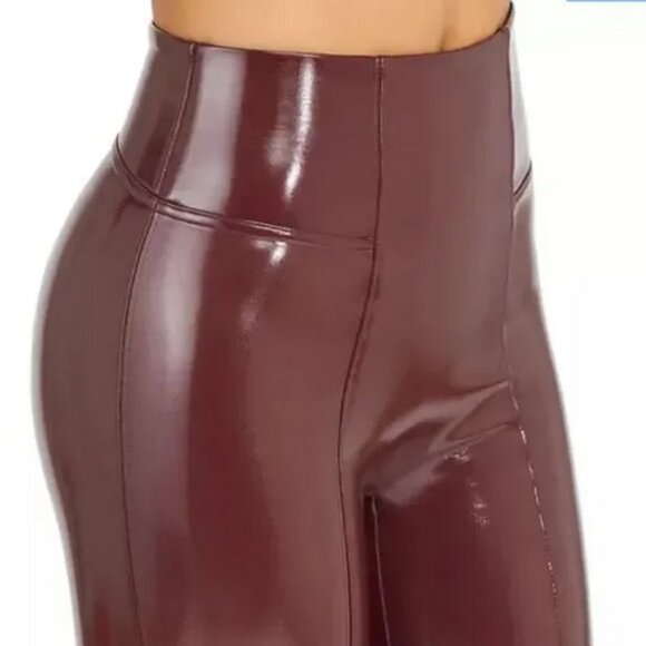 SPANX x Revolve Faux Patent Leather Leggings - Picture 4 of 12